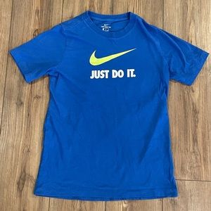Kids Nike Blue “Just Do It” Tee